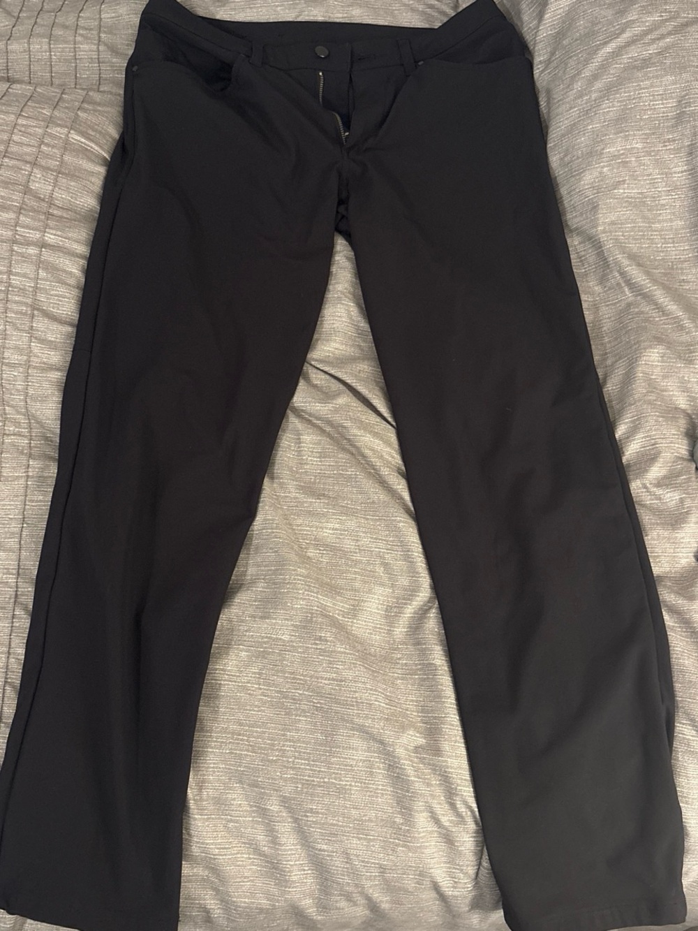 lululemon athletica Men's Black Dress Trousers